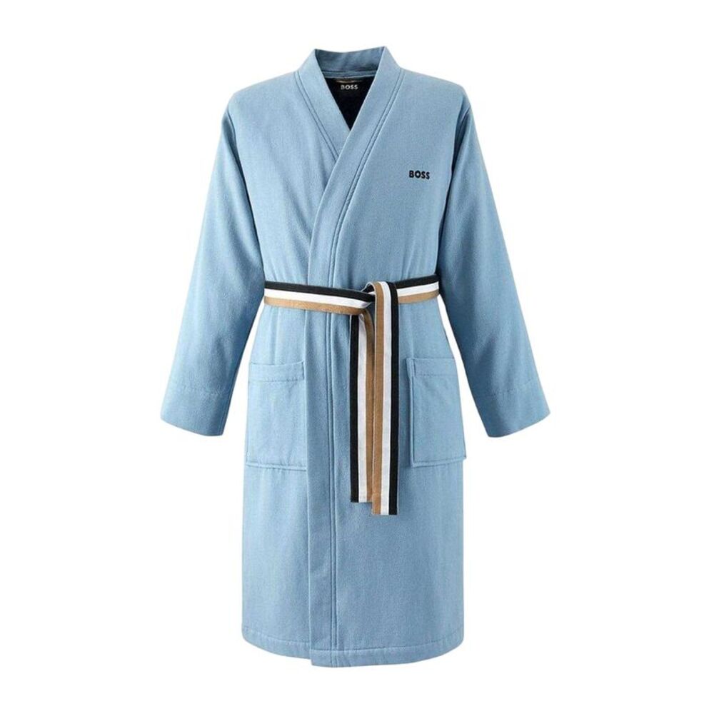 Boss Womens/Ladies Blinea Stripe Detail Kimono Robe / Horizon
